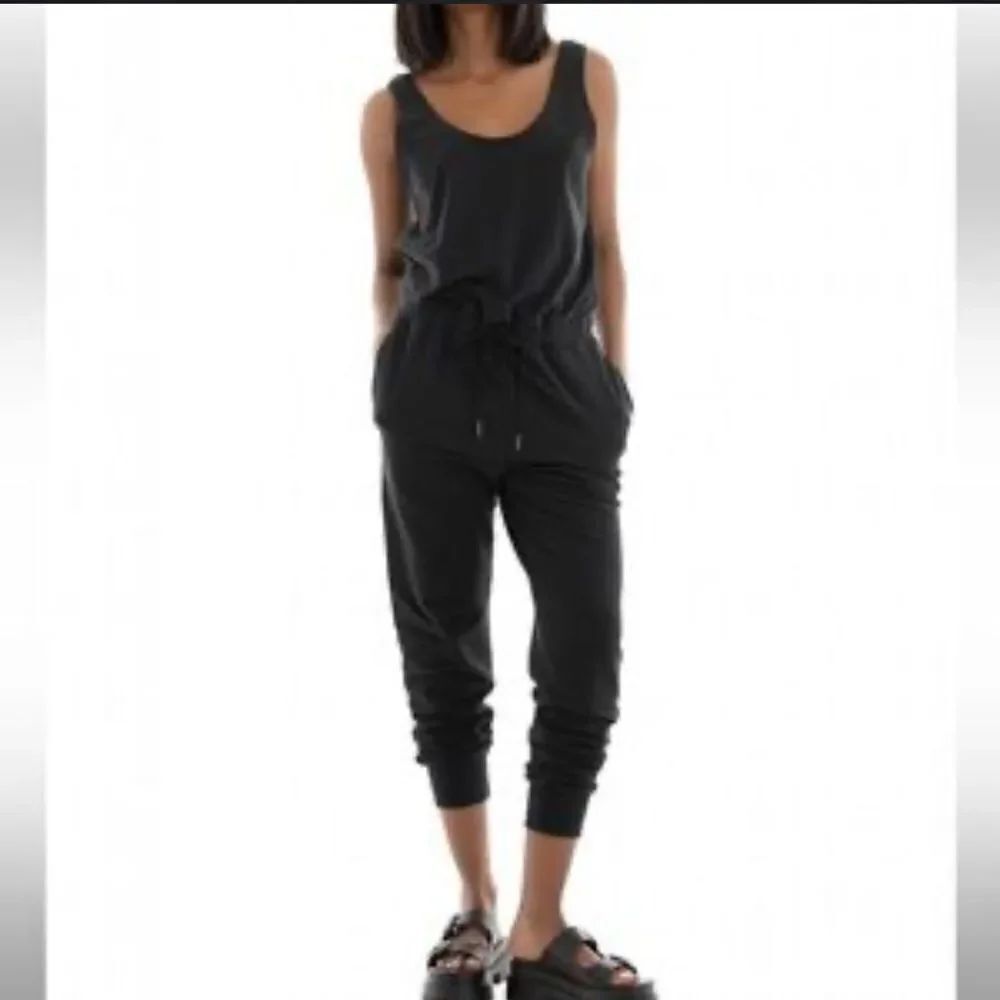 UGG Black Sleeveless Jumpsuit with Relaxed Fit